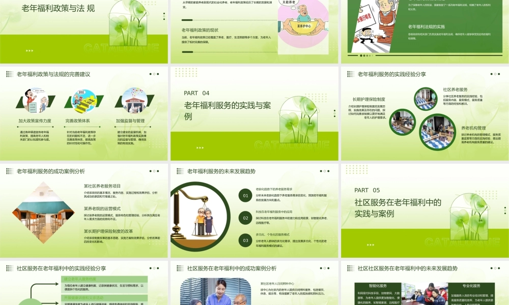 老年福利与社区服务