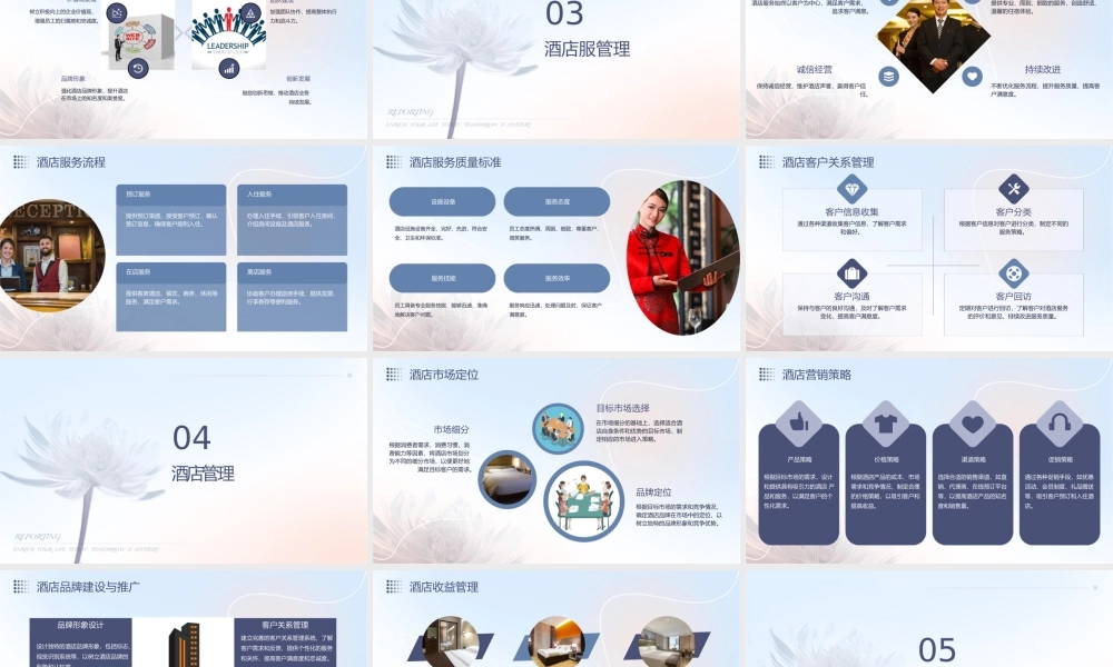 酒店管理的概念培训