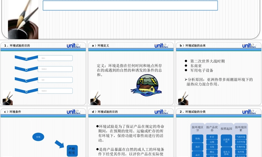 环境试验培训课件