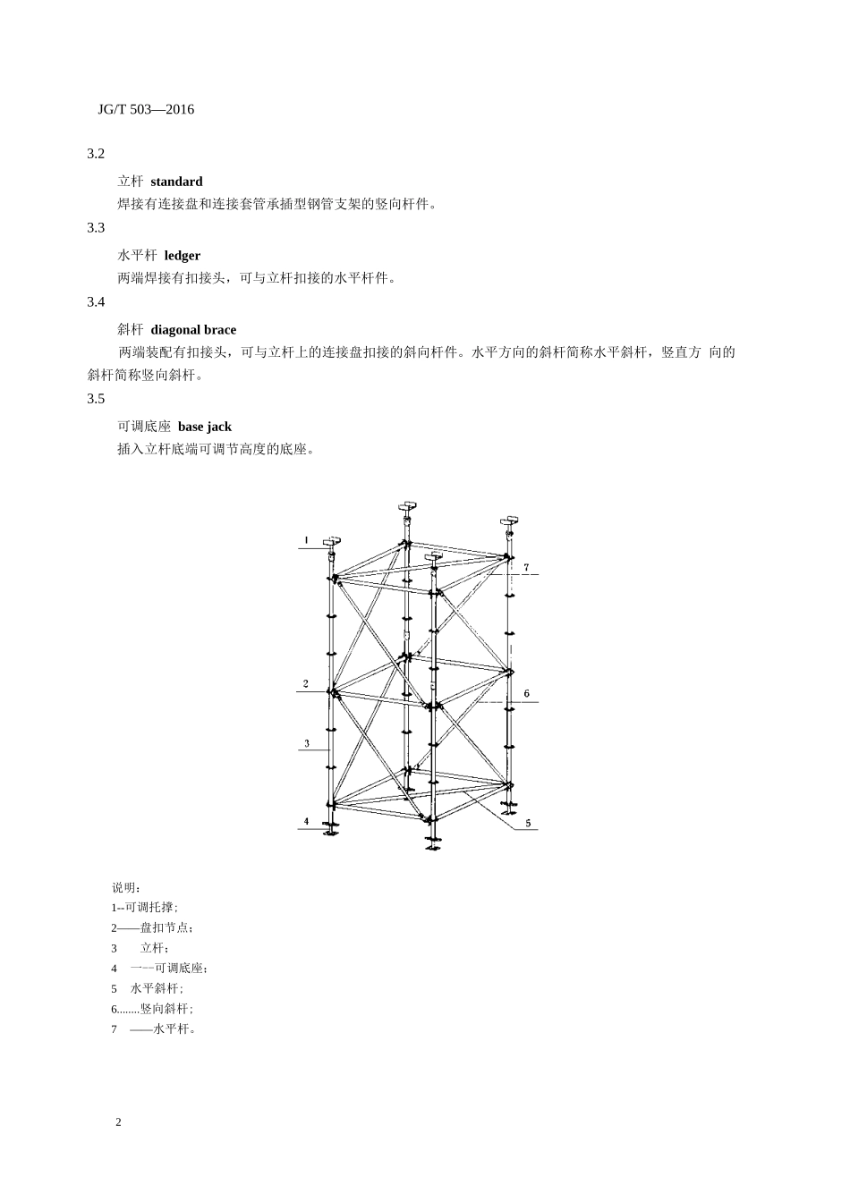 JGT 503-2016 承插型盘_式钢管支架构件_第3页