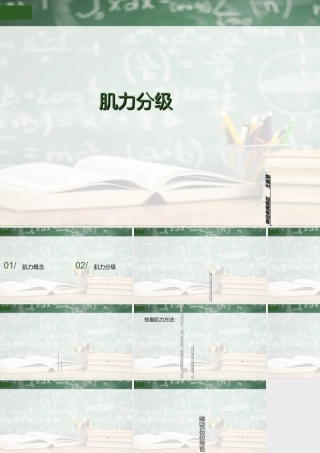肌力分级课件