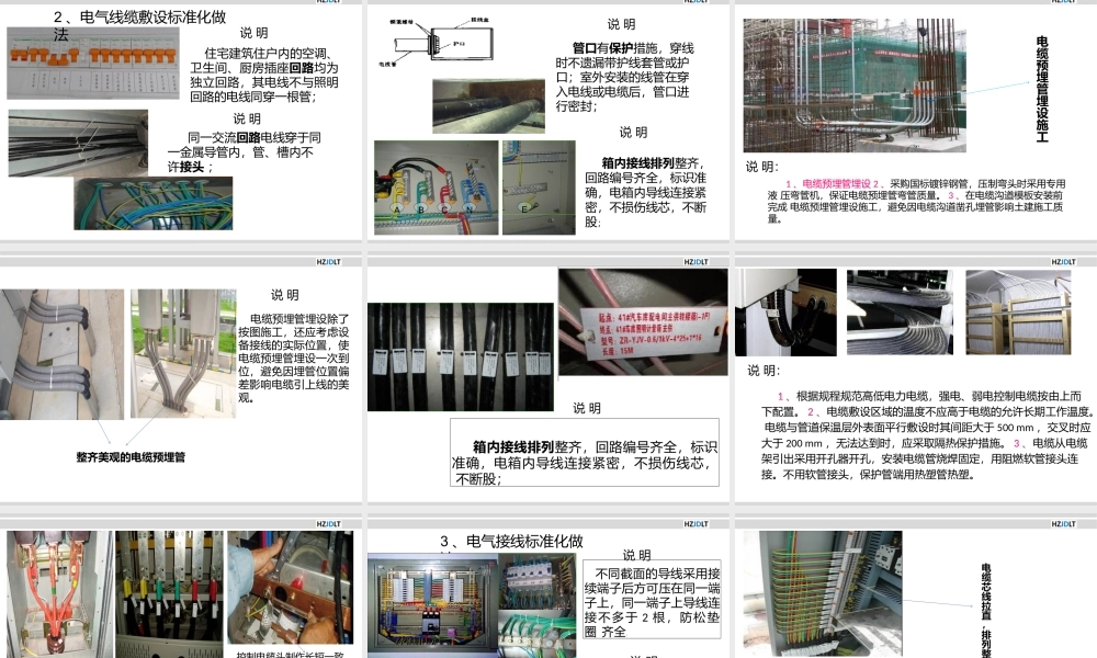 建筑机电安装工程工艺标准