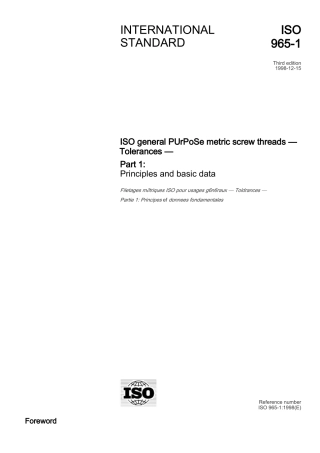 ISO 965-1原版完整文件