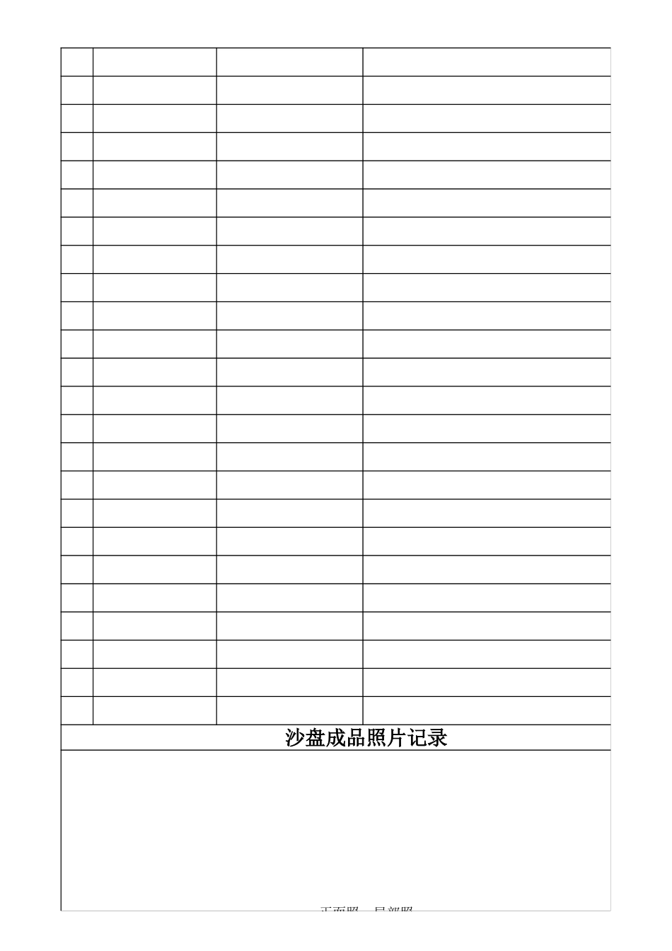 个体沙盘记录表_第2页