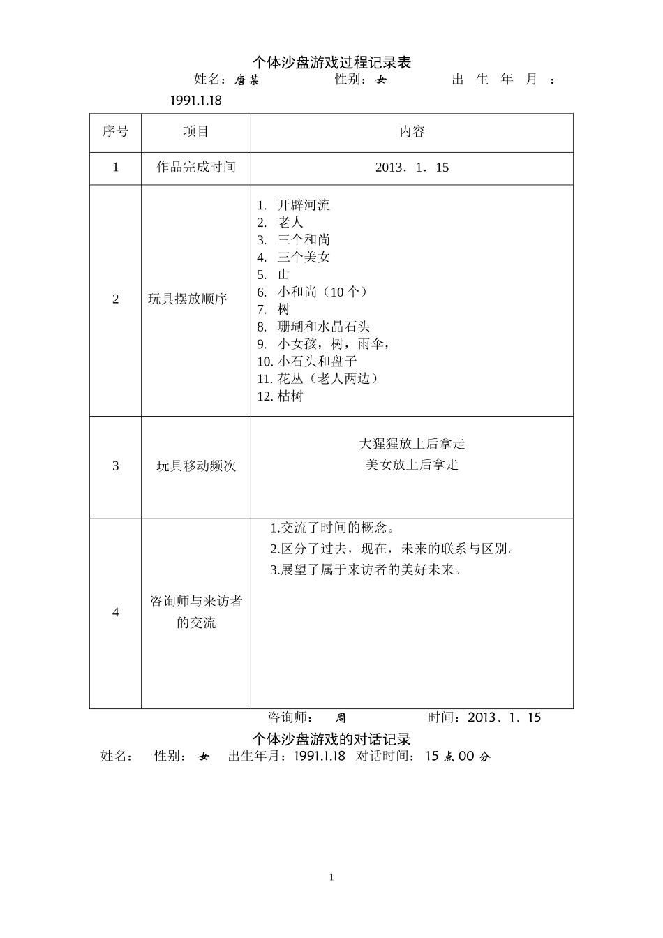 沙盘记录模板完整_第1页
