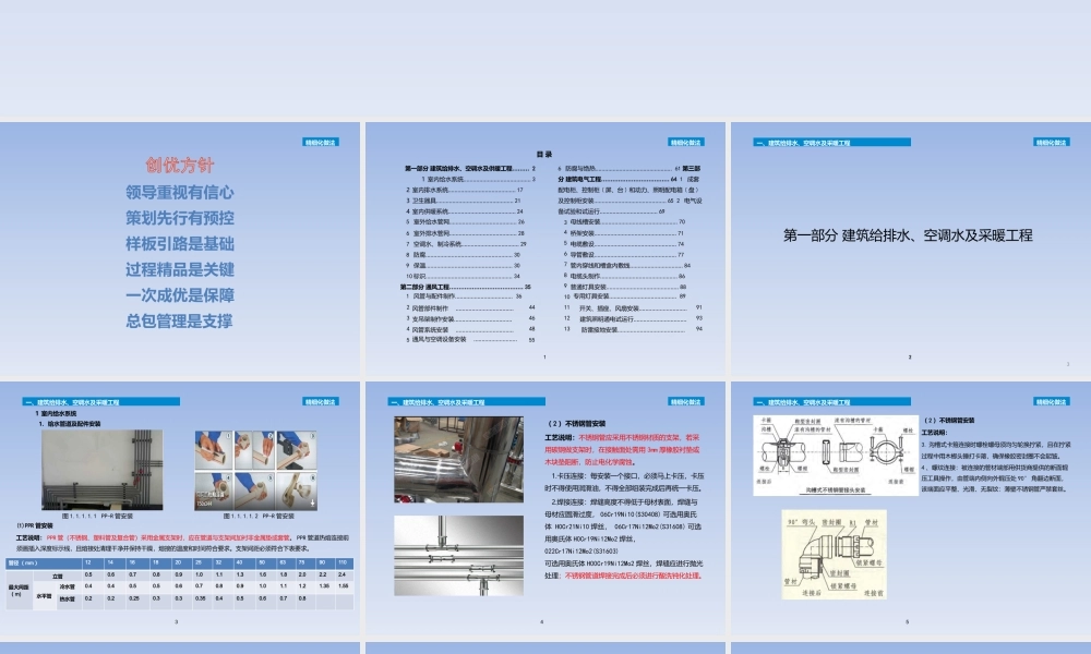机电实体质量创优细部做法