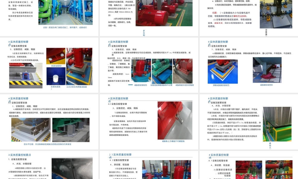 水暖 通风空调精品工程施工质量控制要