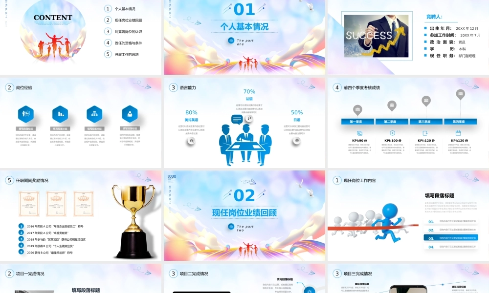 公司岗位竞聘汇报