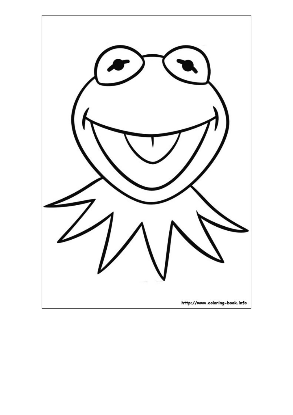 儿童填色画之muppets-A4幅面_第1页
