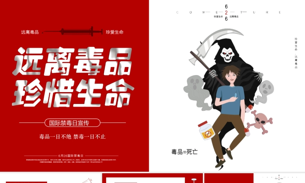 国际禁毒日宣传课件
