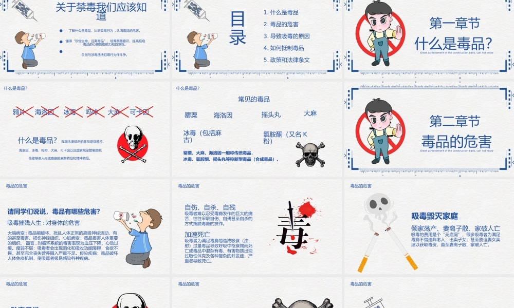 珍爱生命远离毒品注射国际禁毒日课件