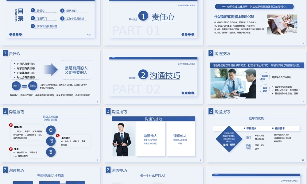 公司中层管理培训