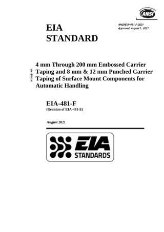 ECA EIA-481-F-2021原版完整文件
