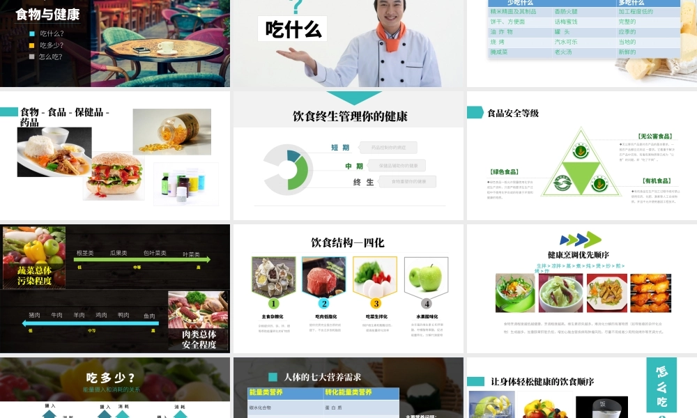 营养保健养生饮食与健康知识讲座