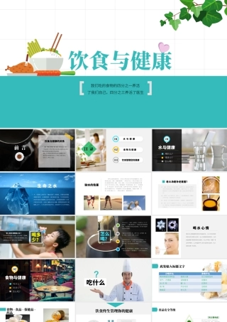 营养保健养生饮食与健康知识讲座