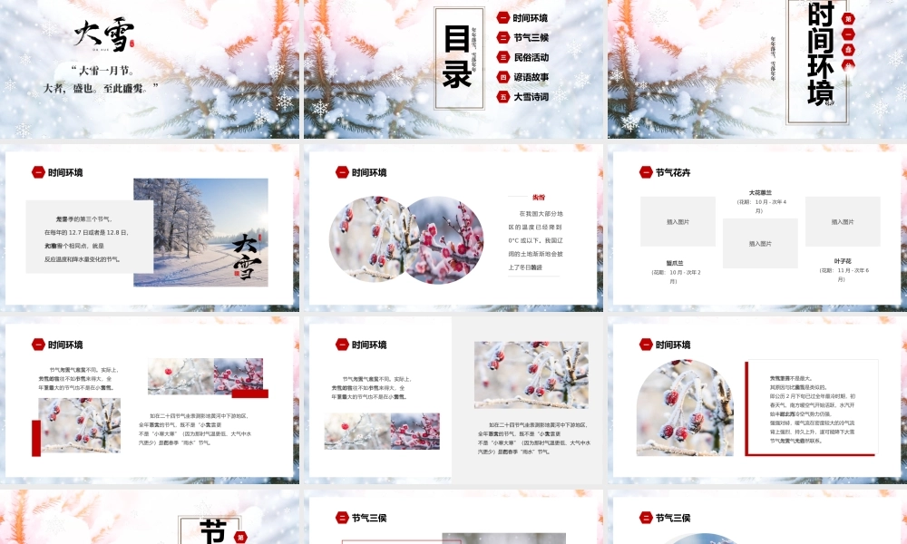 传统节日-大雪课件