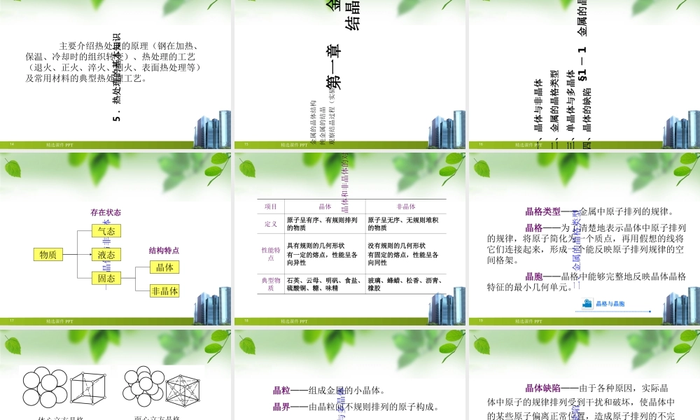 金属材料与热处理课件