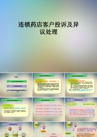 连锁药店客户投诉及异议处理