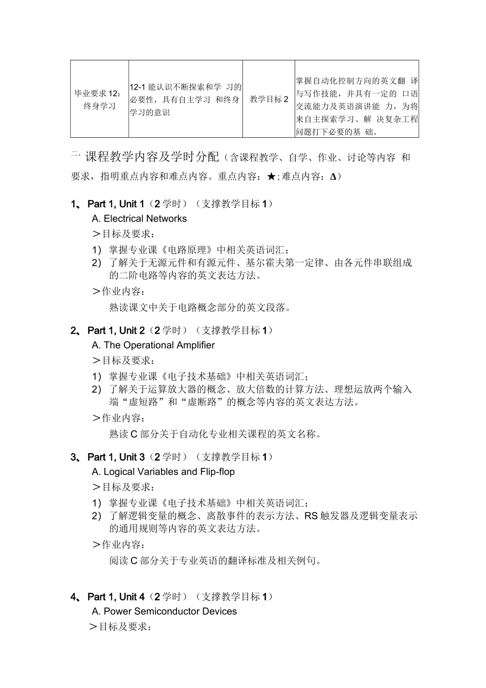 《学术英语》课程教学大纲_第2页