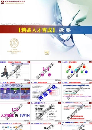 精益人才育成概论