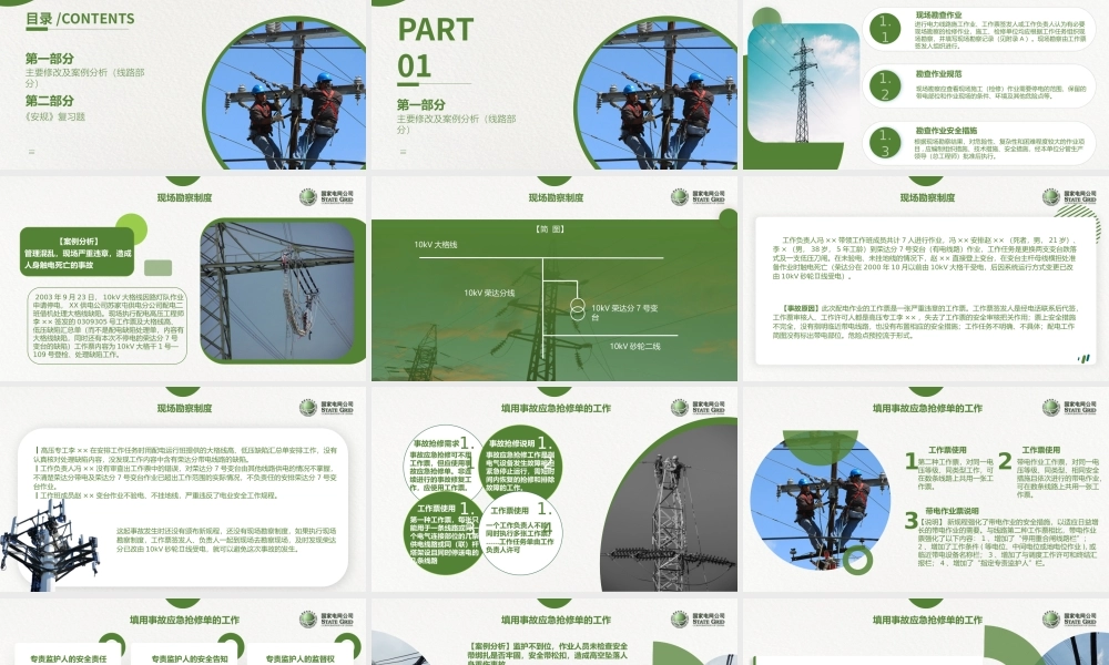 国家电网电力安全工作规程下