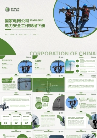 国家电网电力安全工作规程下