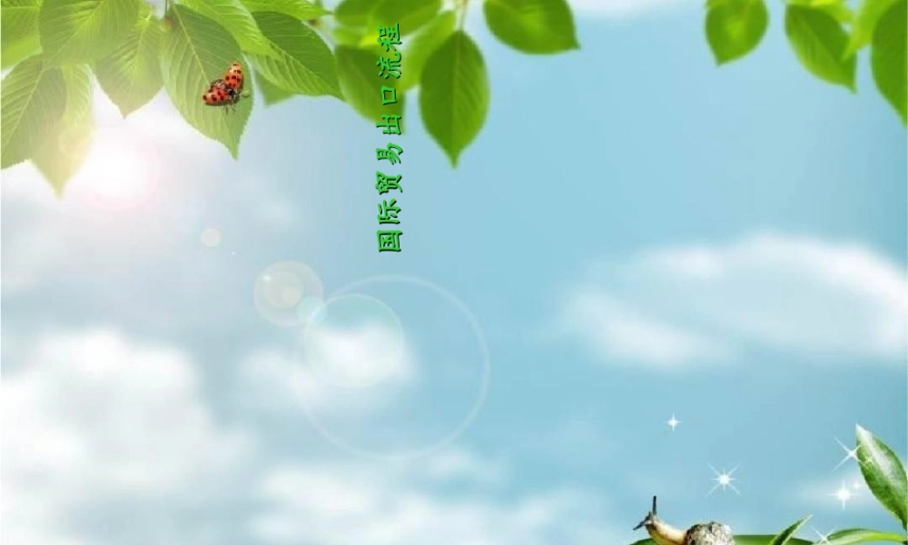 《国际贸易出口流程》PPT课件