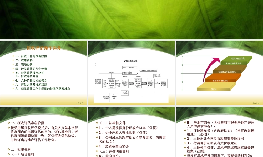 征收评估培训课件