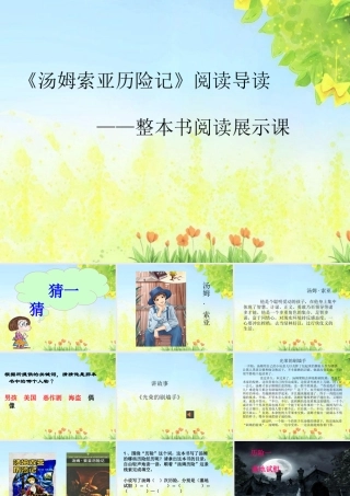 《汤姆索亚历险记》阅读导读课件
