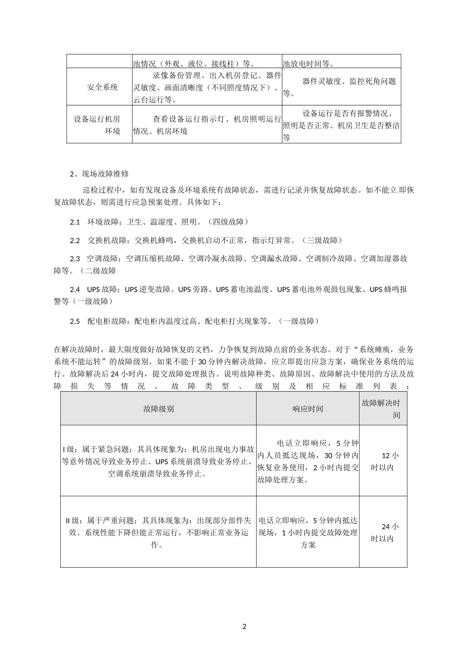 机房类运维服务方案_第2页