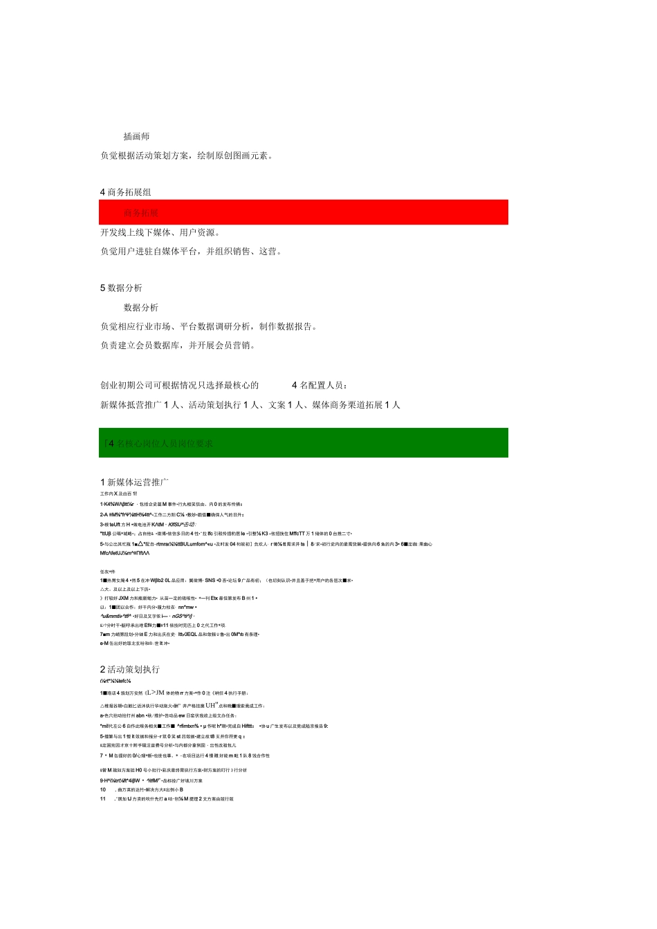 新媒体部门配置人员架构文件_第2页