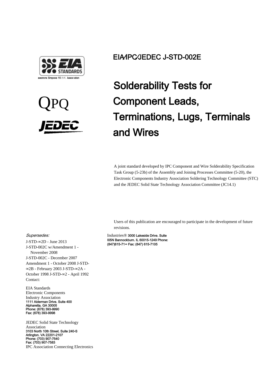 IPCEIAIPCJEDECJ-STD-002E-2017元器件引子、焊、接柱和导可焊_第3页