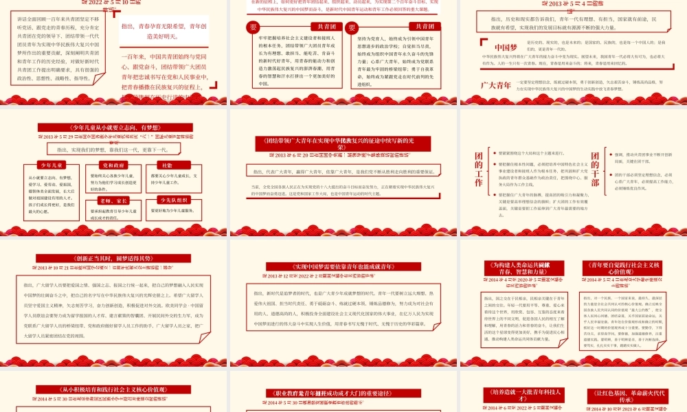 论党的青年工作