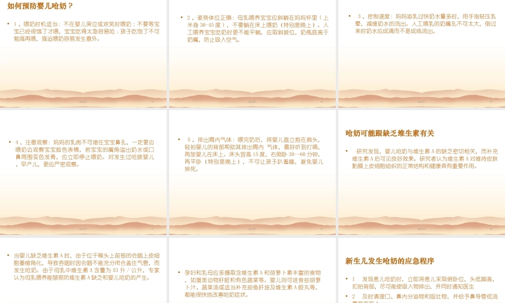 新生儿呛奶的处理【新生儿科】--课件