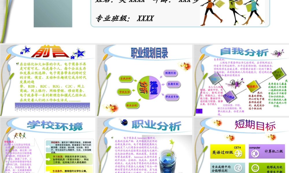 大学生职业规划大赛