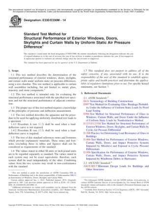 （正版） ASTM E330-14