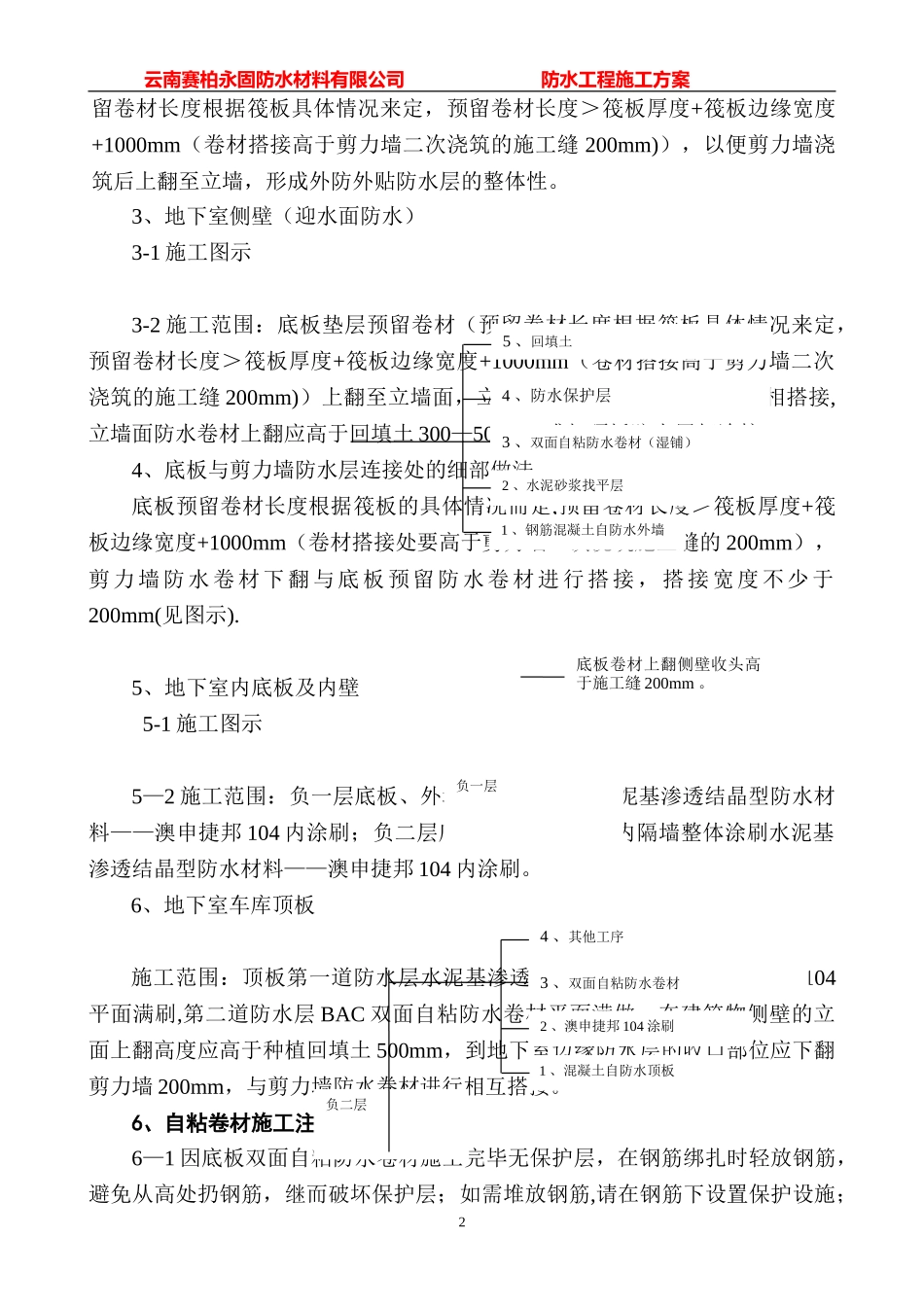 第十污水处理厂防水施工方案_第2页