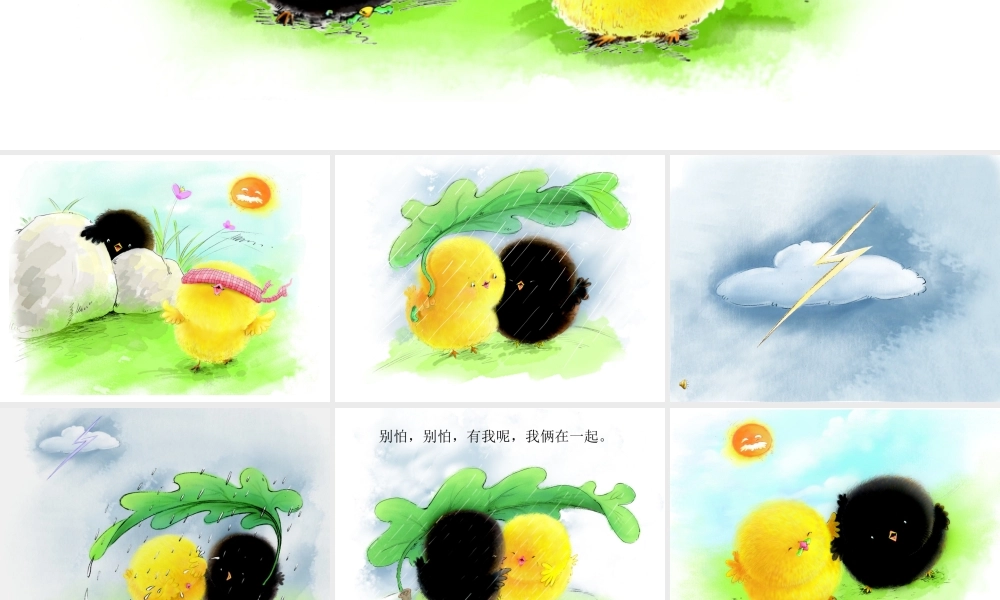 小黄鸡和小黑鸡