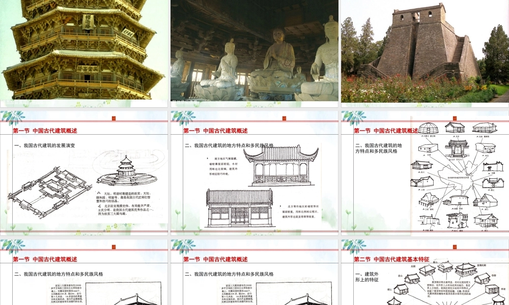 《中国古代建筑》课件
