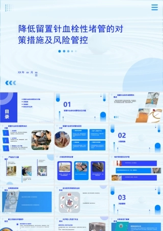 降低留置针血栓性堵管的对策措施及风险管控ppt课件