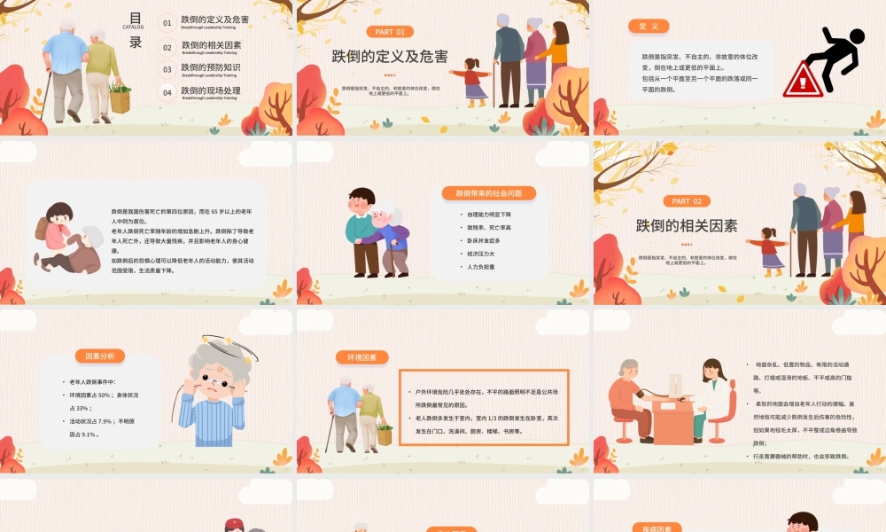 老年人跌倒的预防及应急处理