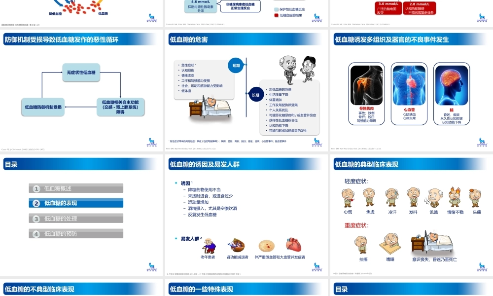低血糖的预防及处理低血糖