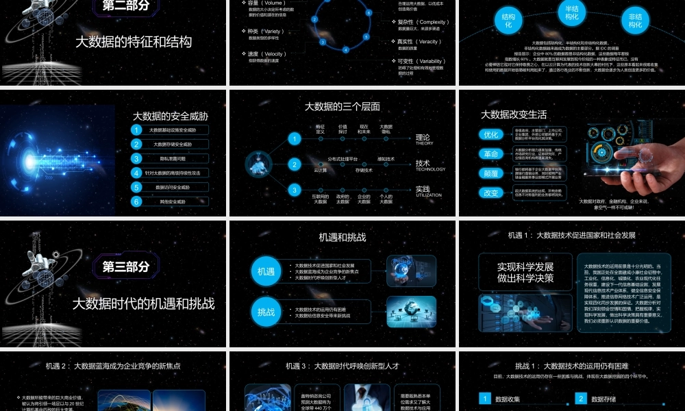 大数据课件模板