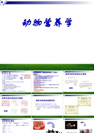 动物营养学课件