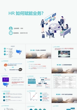 HR如何赋能业务课件