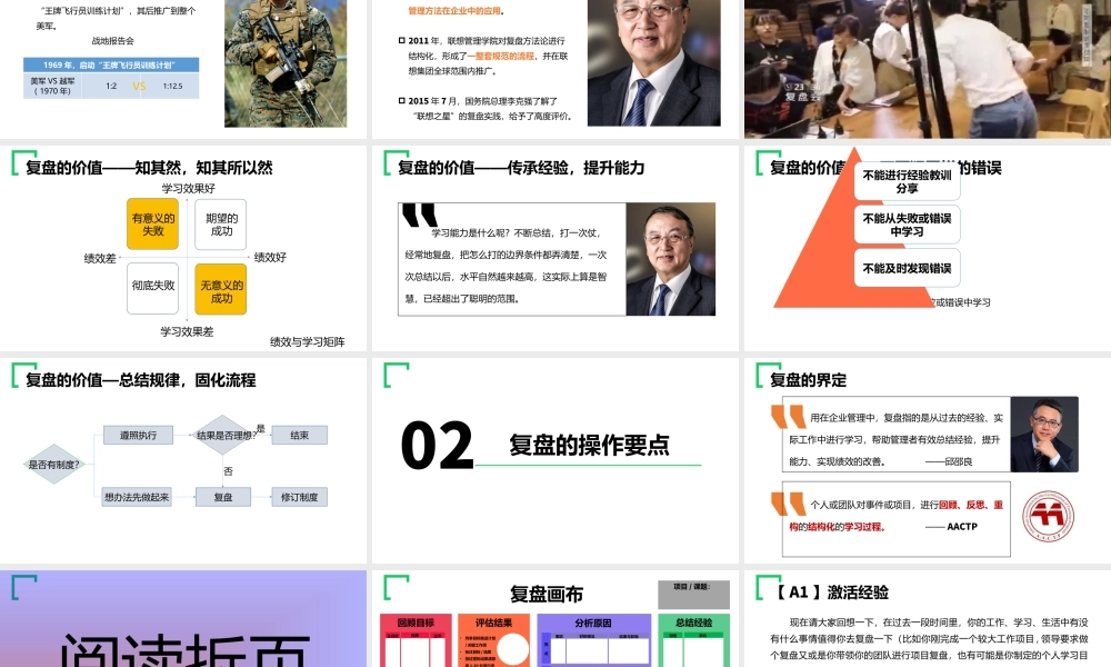 一图搞定团队复盘