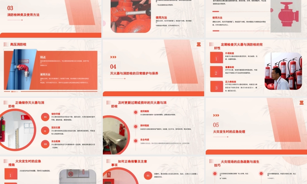灭火器及消防栓使用方法
