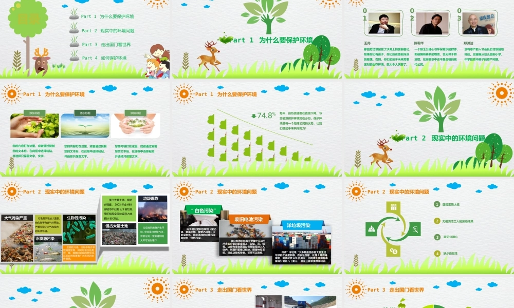 绿色环保，从我做起