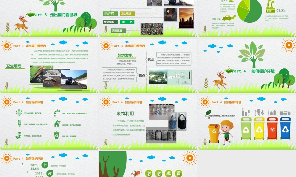 绿色环保，从我做起