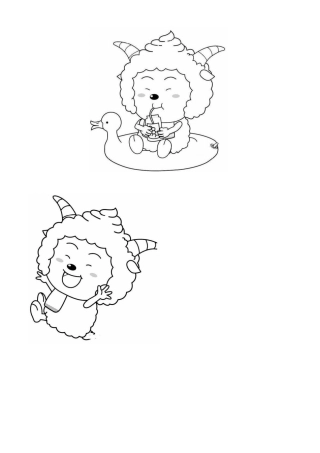 儿童填色画大全(A4共63张)完整